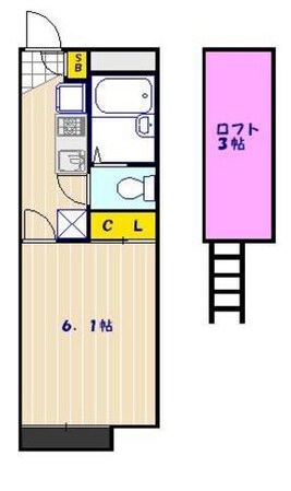 レオパレス鳩ケ谷本町の物件間取画像